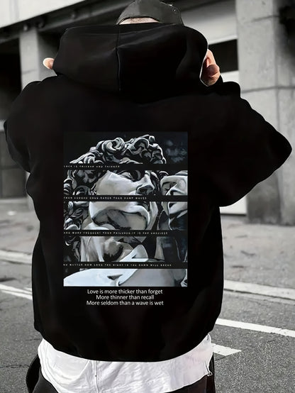 Sudadera con Capuchacon Estampado de David