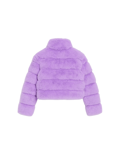 Abrigo Elegante de Piel Sintética