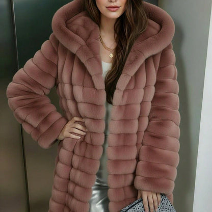 Abrigo de piel sintética