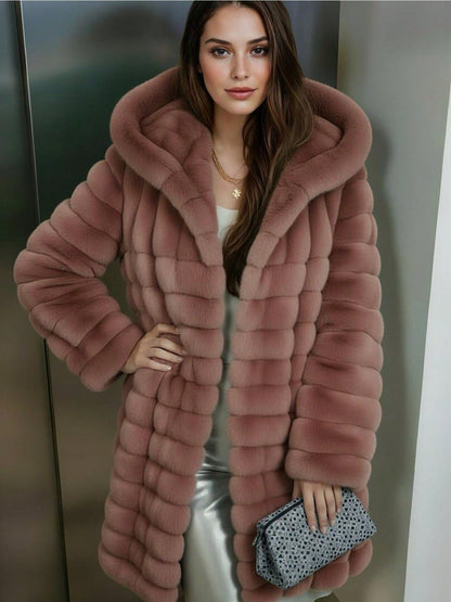 Abrigo de piel sintética