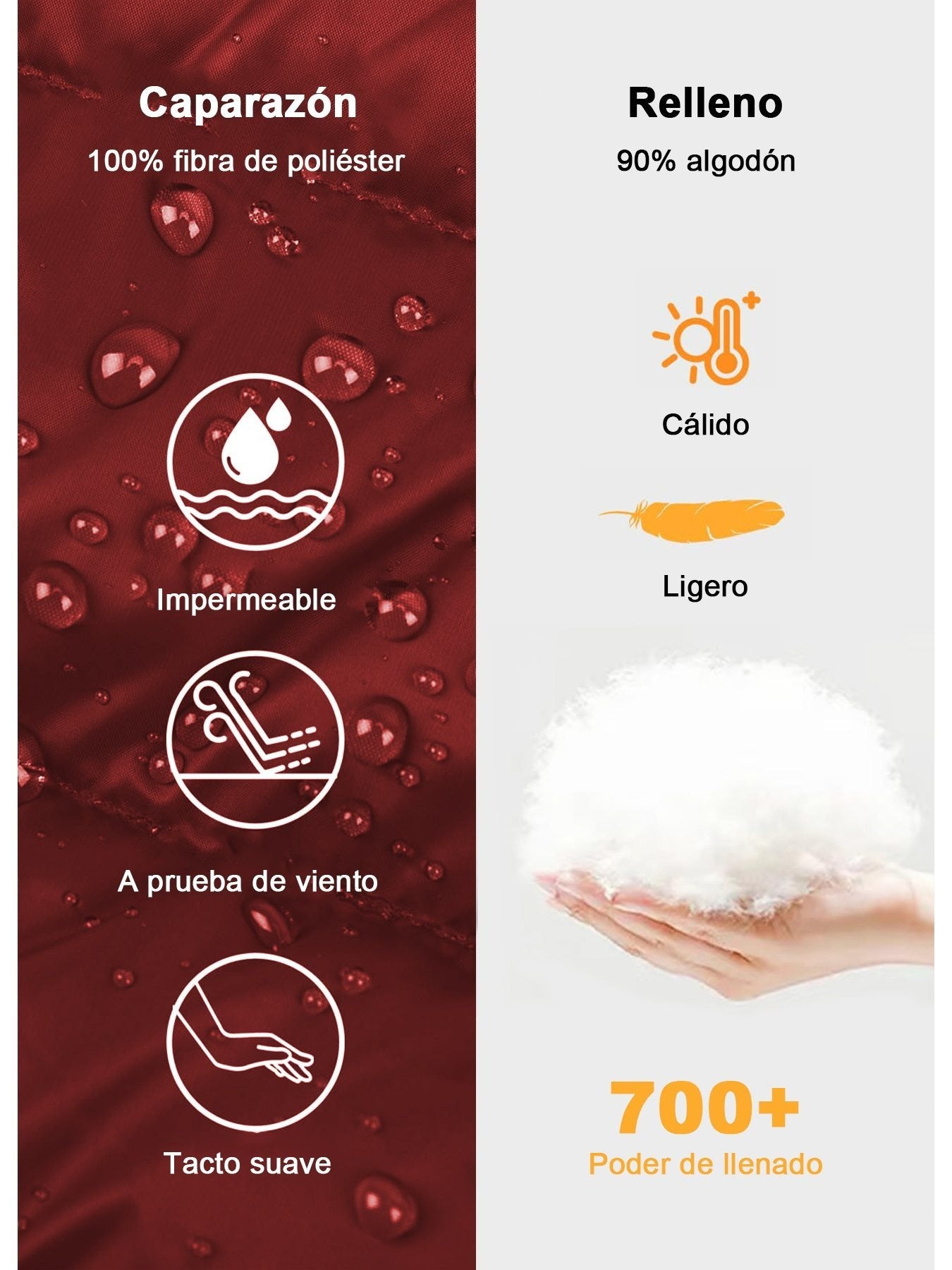 Chaqueta cálida estilo Vintage