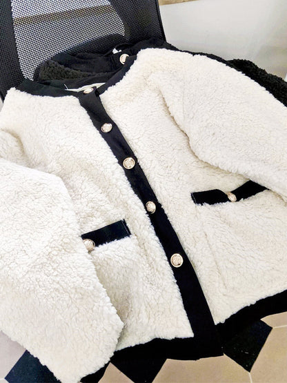 Abrigo de estilo shearling