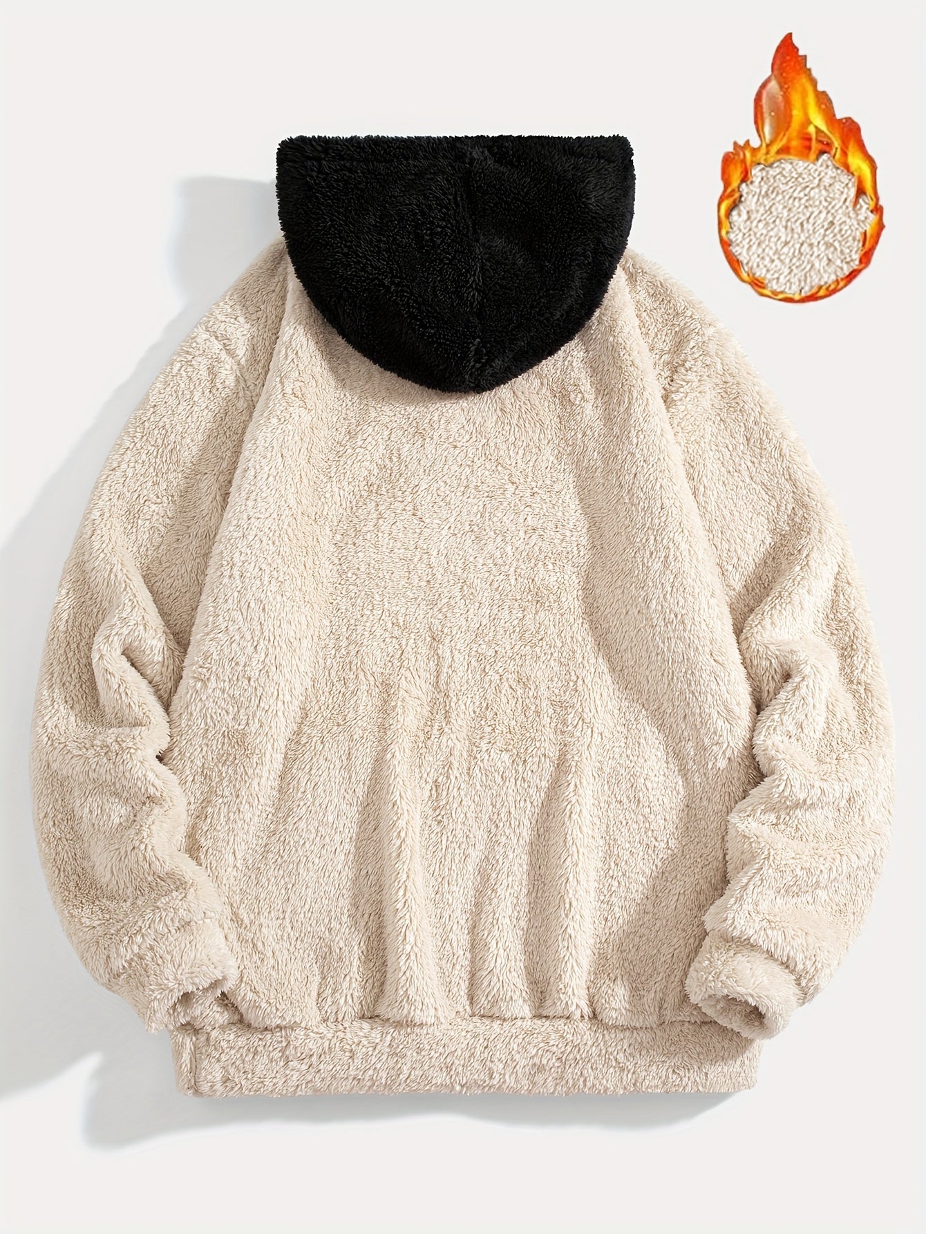 Sudadera con capucha de forro polar
