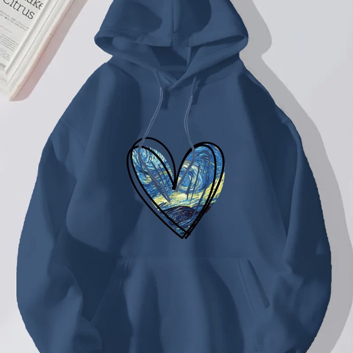 Capucha Térmica con Estampado de Corazón