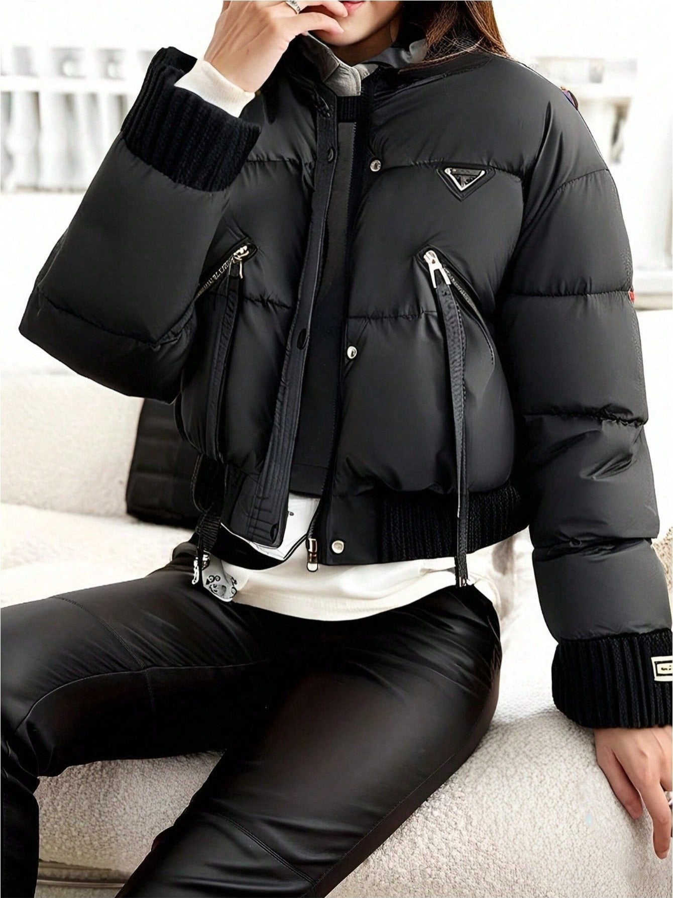 Chaqueta de Plumas con capucha