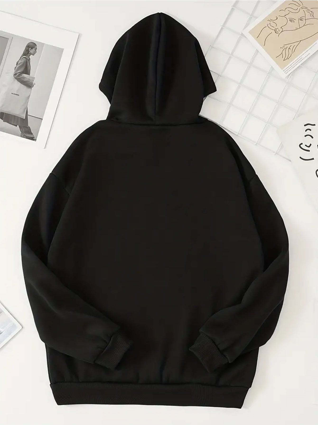 Capucha Térmica con Estampado de Corazón