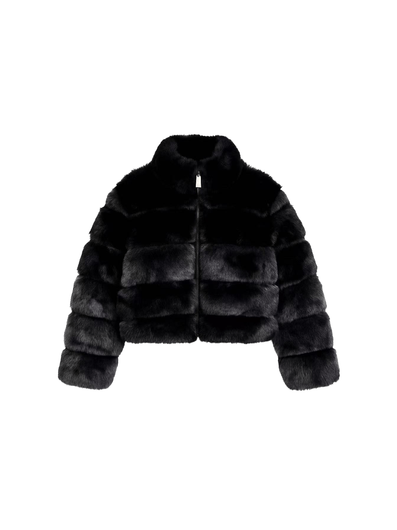 Abrigo Elegante de Piel Sintética