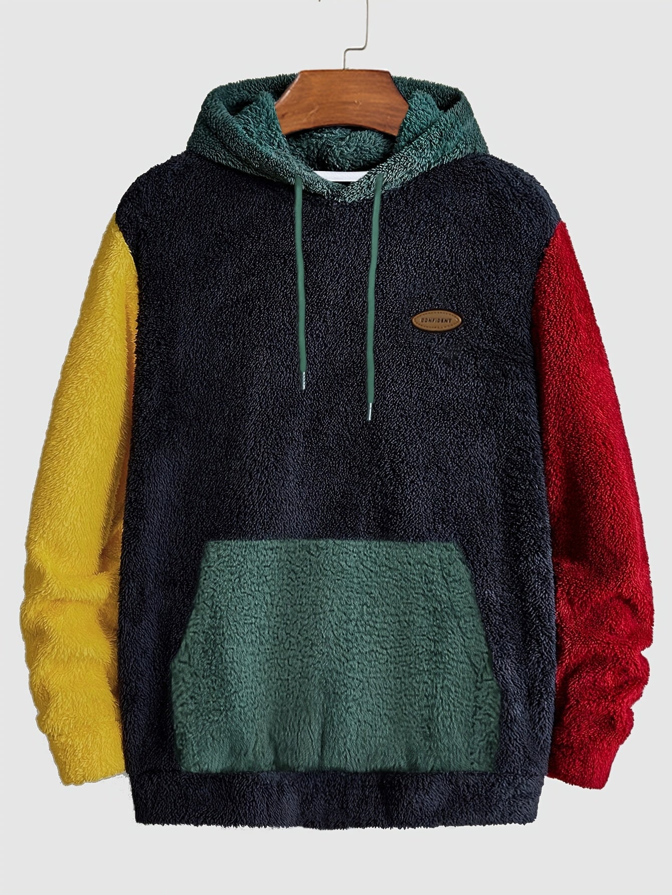 Sudadera con Capucha de Peluche Multicolor