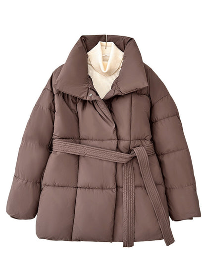 Abrigo acolchado versátil y holgado para mujer