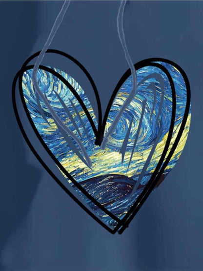 Capucha Térmica con Estampado de Corazón