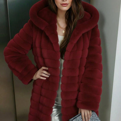 Abrigo de piel sintética