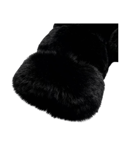 Abrigo Elegante de Piel Sintética