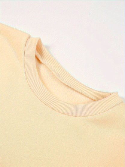 Sudadera de cuello redondo para mujer