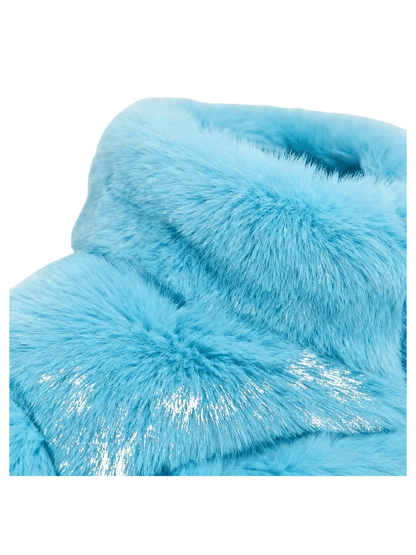 Abrigo Elegante de Piel Sintética