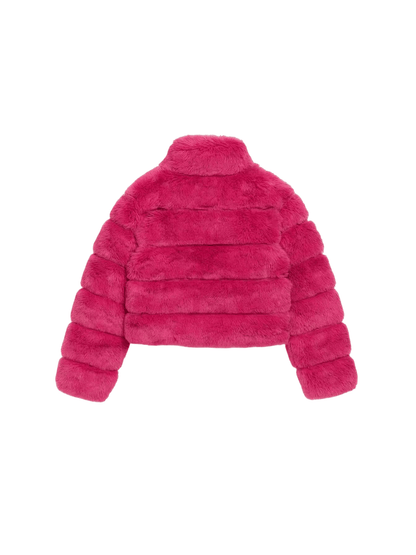 Abrigo Elegante de Piel Sintética