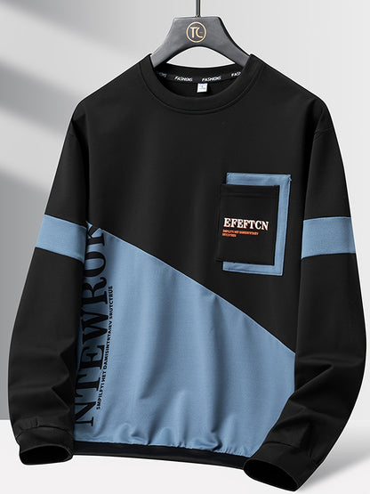 Sudadera deportiva casual de cuello redondo