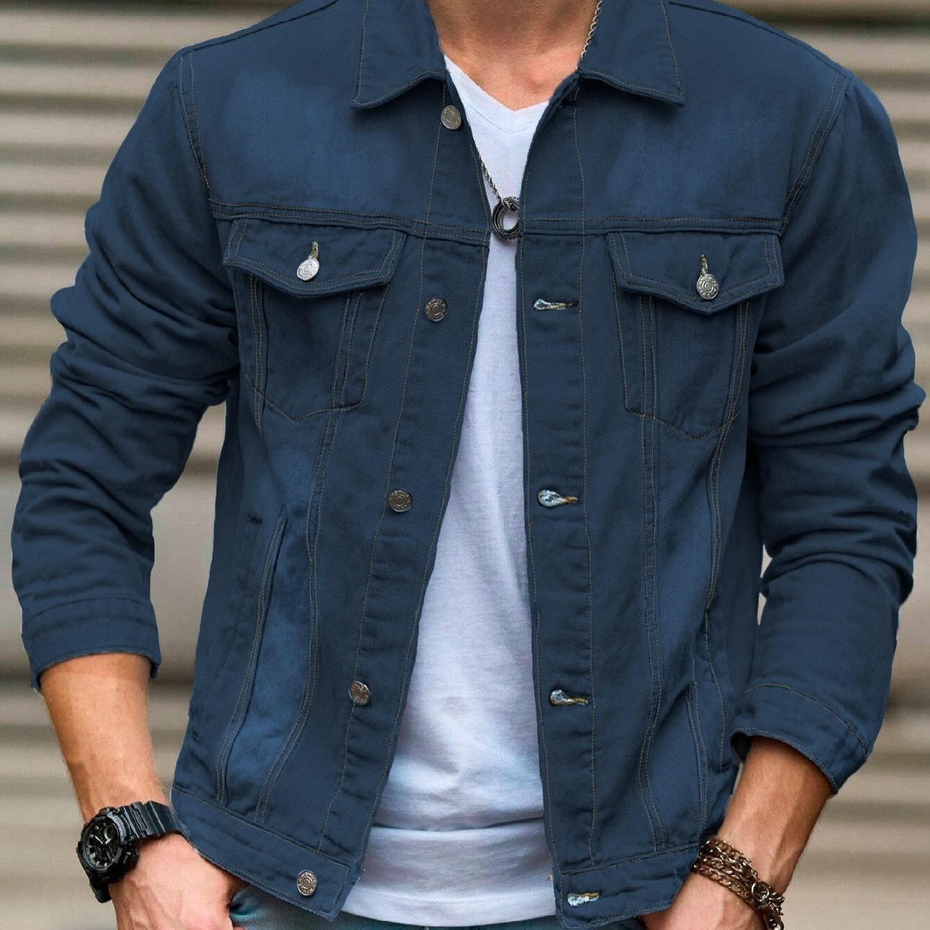 Chamarras de Mezclilla con Diseño Clásico