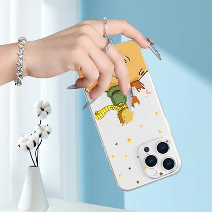 Príncipe Pequeño y un zorro bajo el cielo