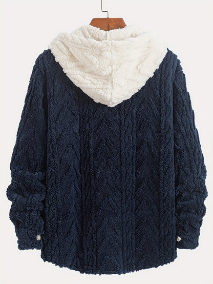 Chaqueta con Capucha de Felpa Polar