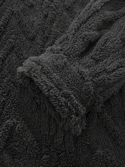 Chaqueta con Capucha de Felpa Polar