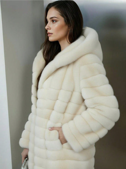 Abrigo de piel sintética