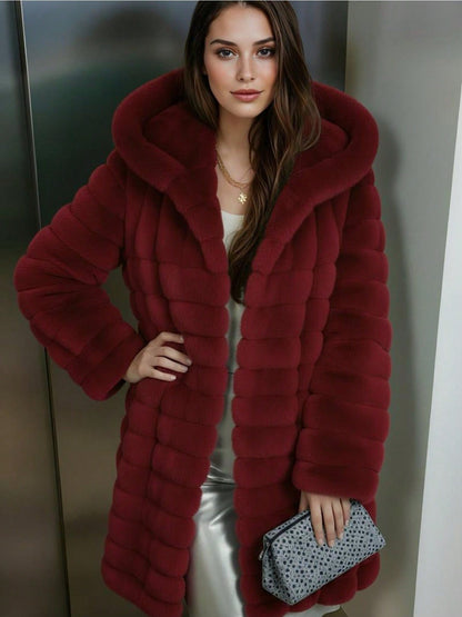 Abrigo de piel sintética