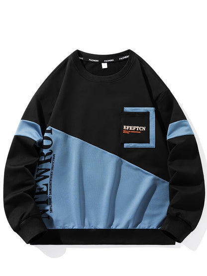 Sudadera deportiva casual de cuello redondo