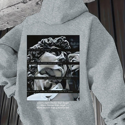 Sudadera con Capuchacon Estampado de David