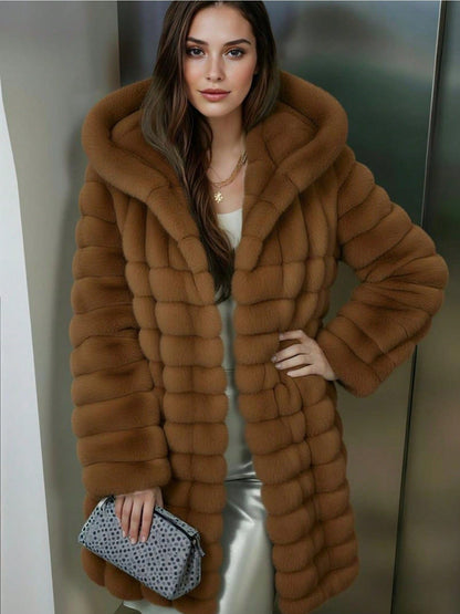 Abrigo de piel sintética