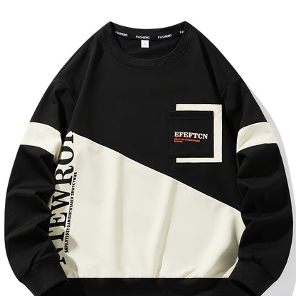 Sudadera deportiva casual de cuello redondo