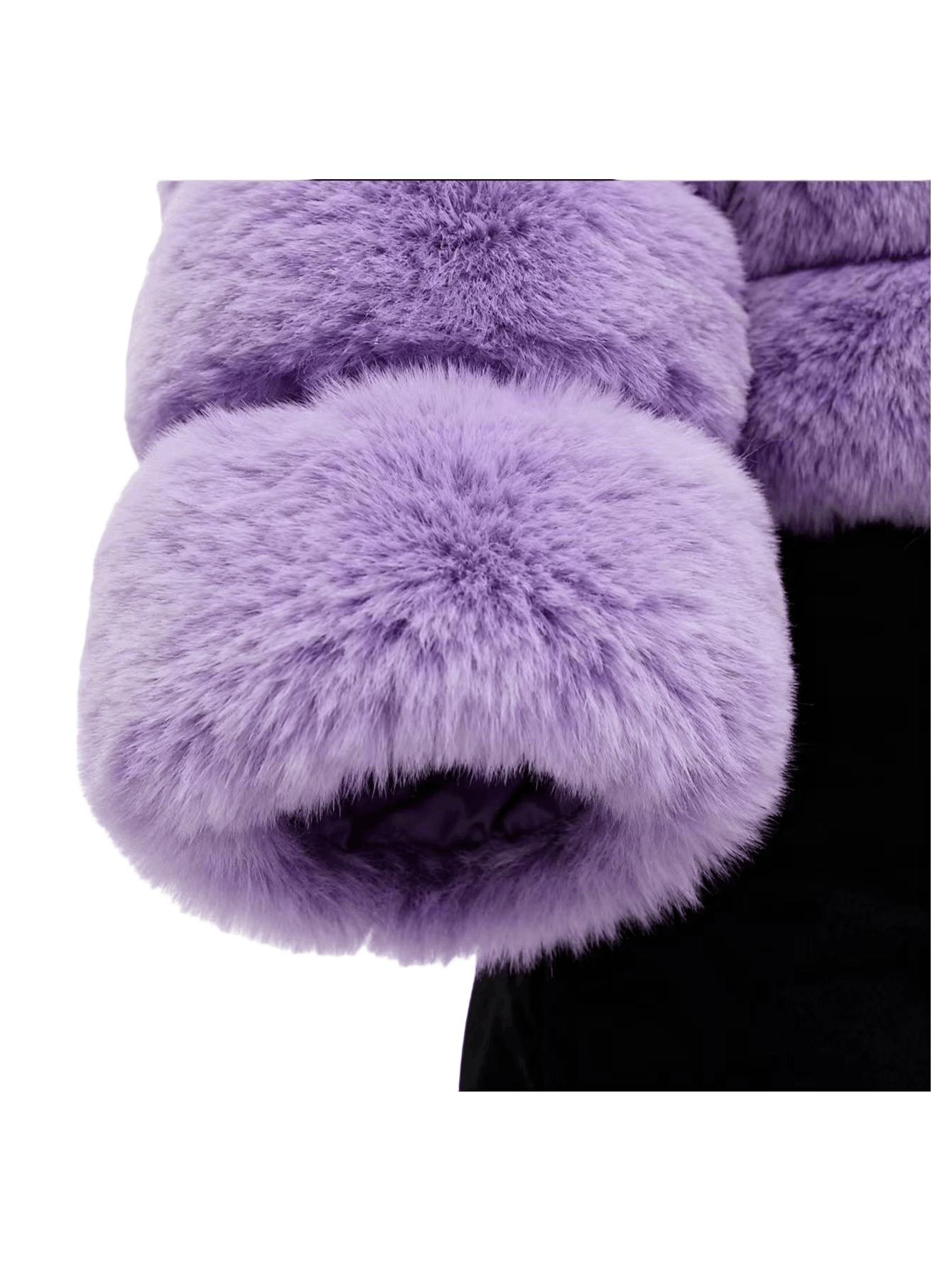 Abrigo Elegante de Piel Sintética