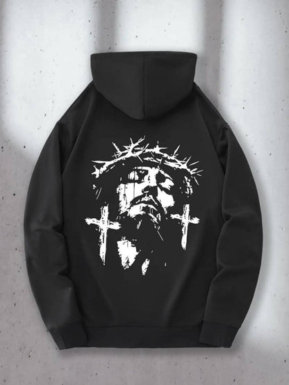 Sudadera con Cristo Negro