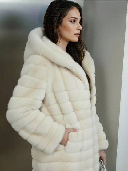 Abrigo de piel sintética