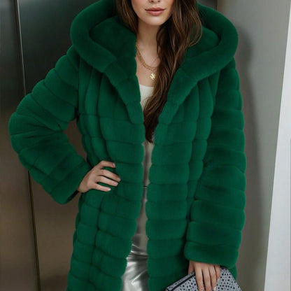 Abrigo de piel sintética