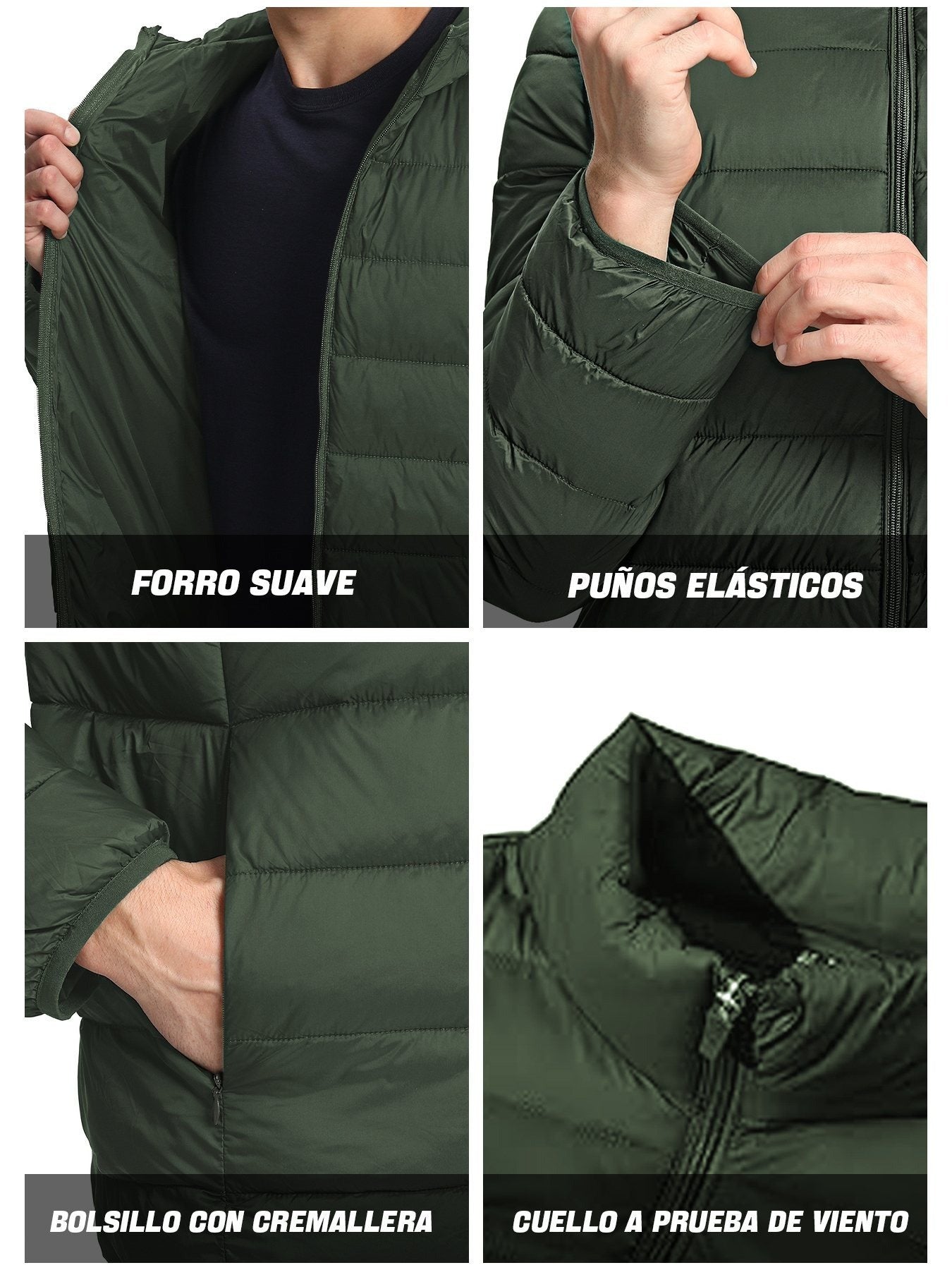 Chaqueta cálida estilo Vintage