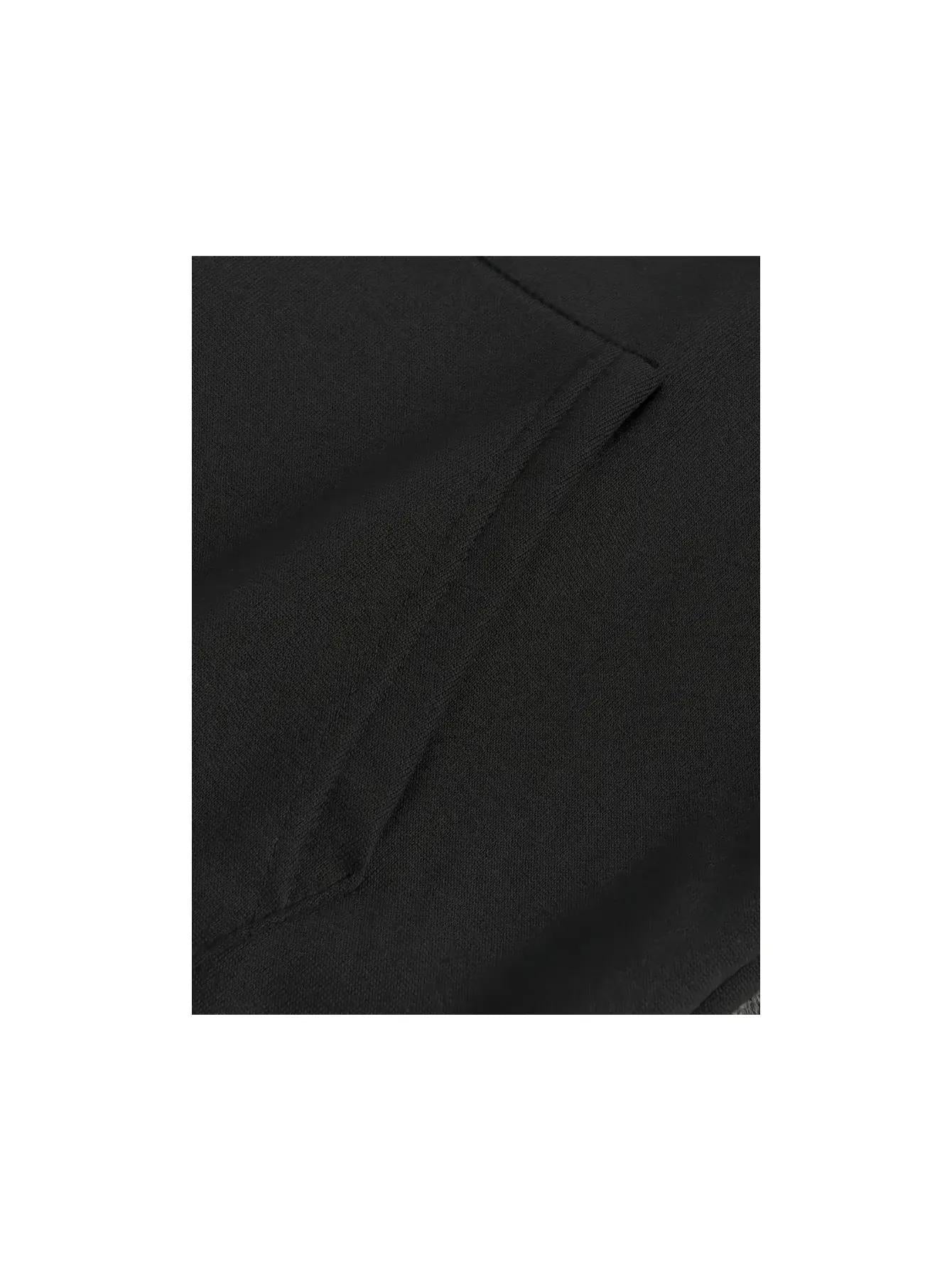 Sudadera de manga larga con capucha estampado de toque hidro