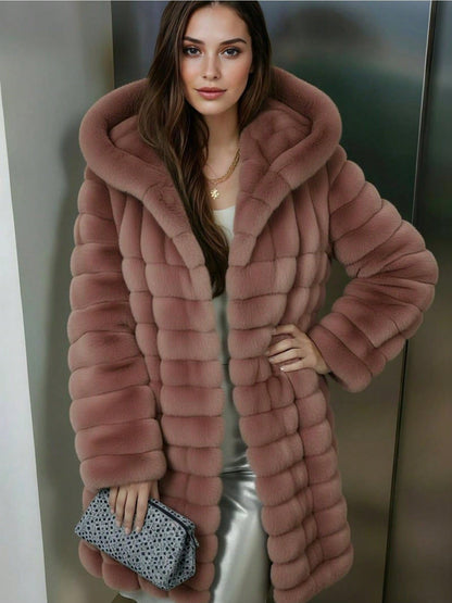 Abrigo de piel sintética