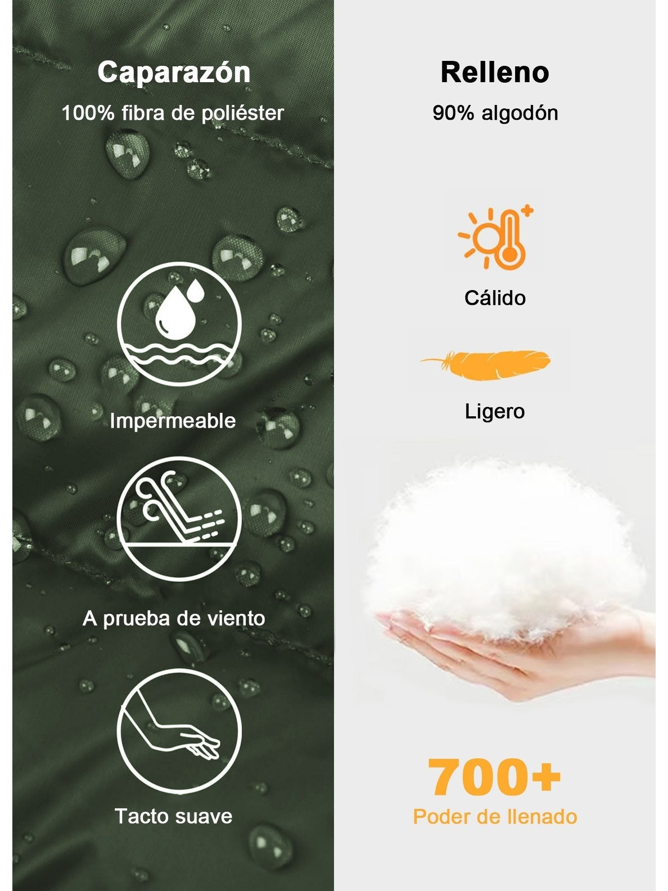 Chaqueta cálida estilo Vintage