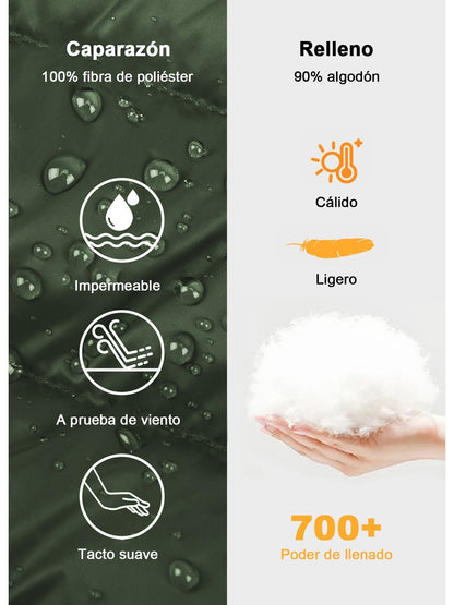 Chaqueta cálida estilo Vintage