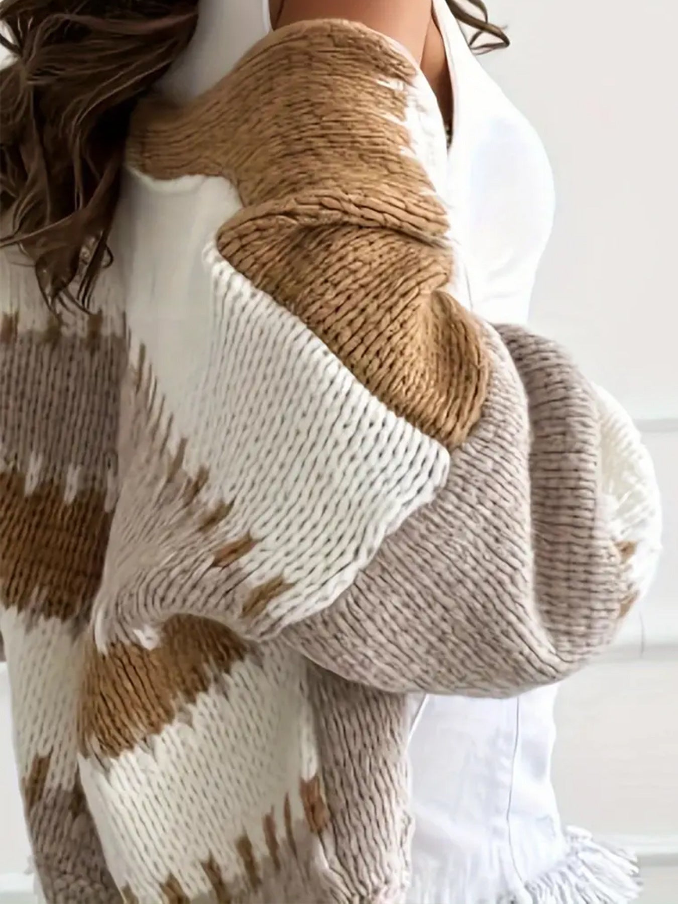 Cardigán Elegante de Manga Larga