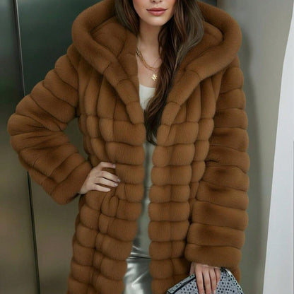 Abrigo de piel sintética