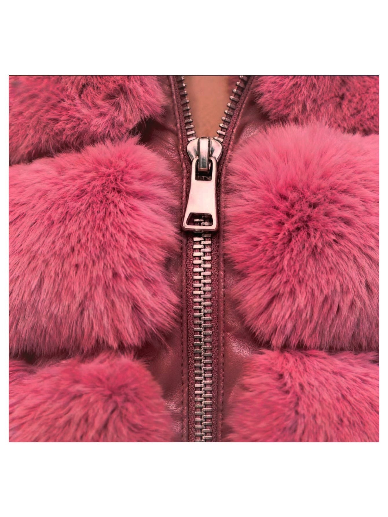 Abrigo Elegante de Piel Sintética