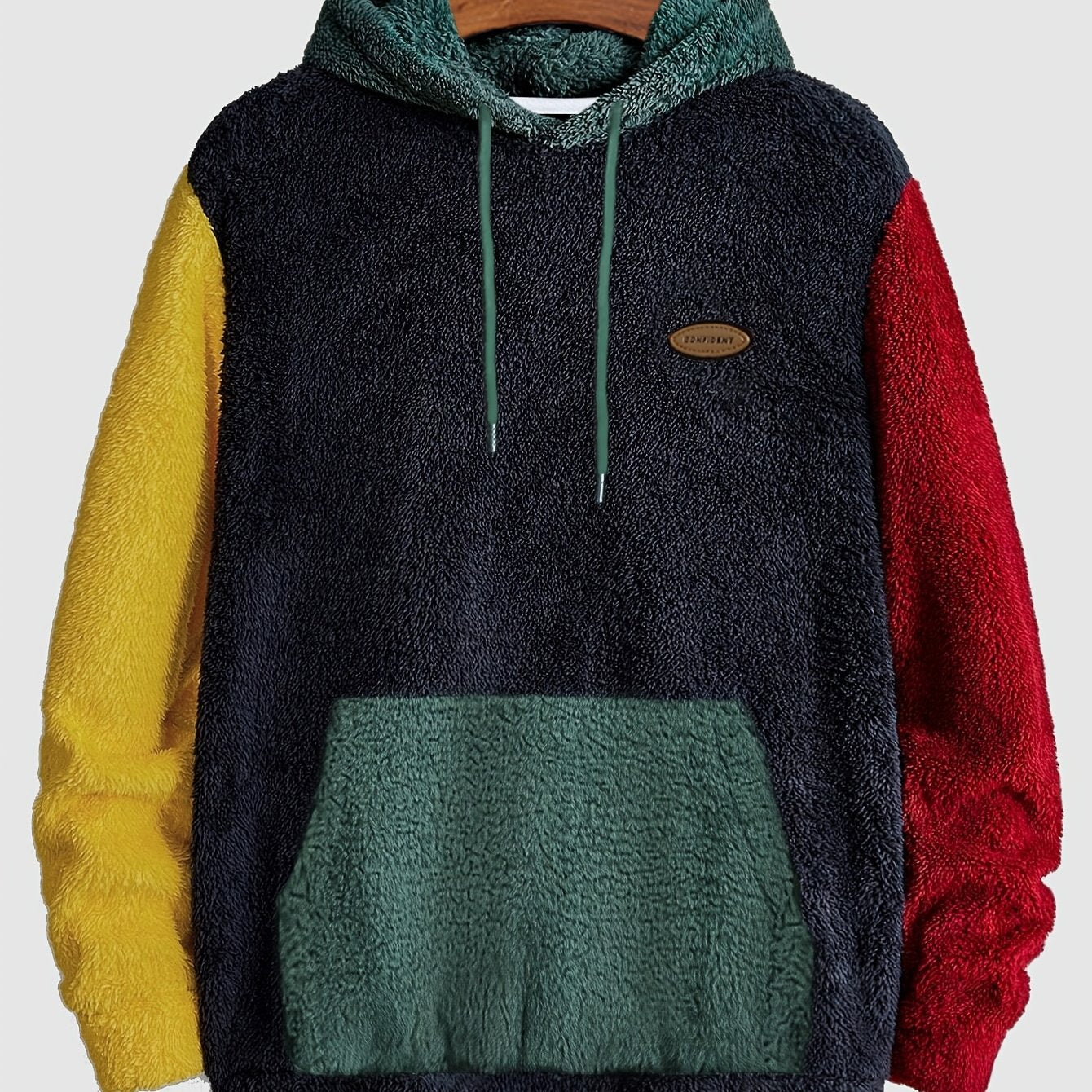 Sudadera con Capucha de Peluche Multicolor
