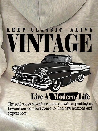 Sudadera con Capucha Vintage para Mujer