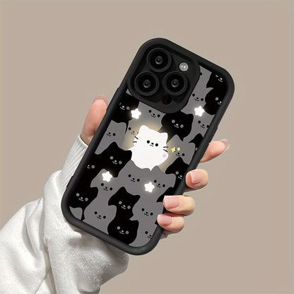 Gato blanco brillante