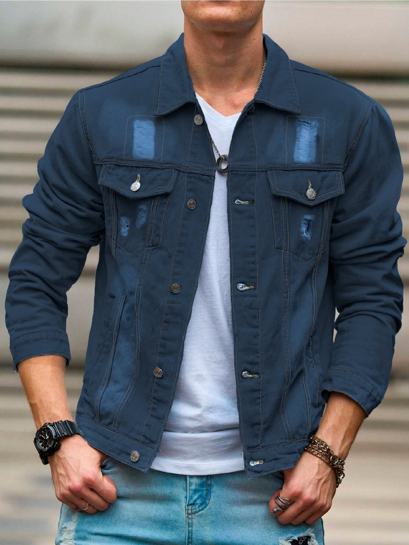 Chamarras de Mezclilla con Diseño Clásico