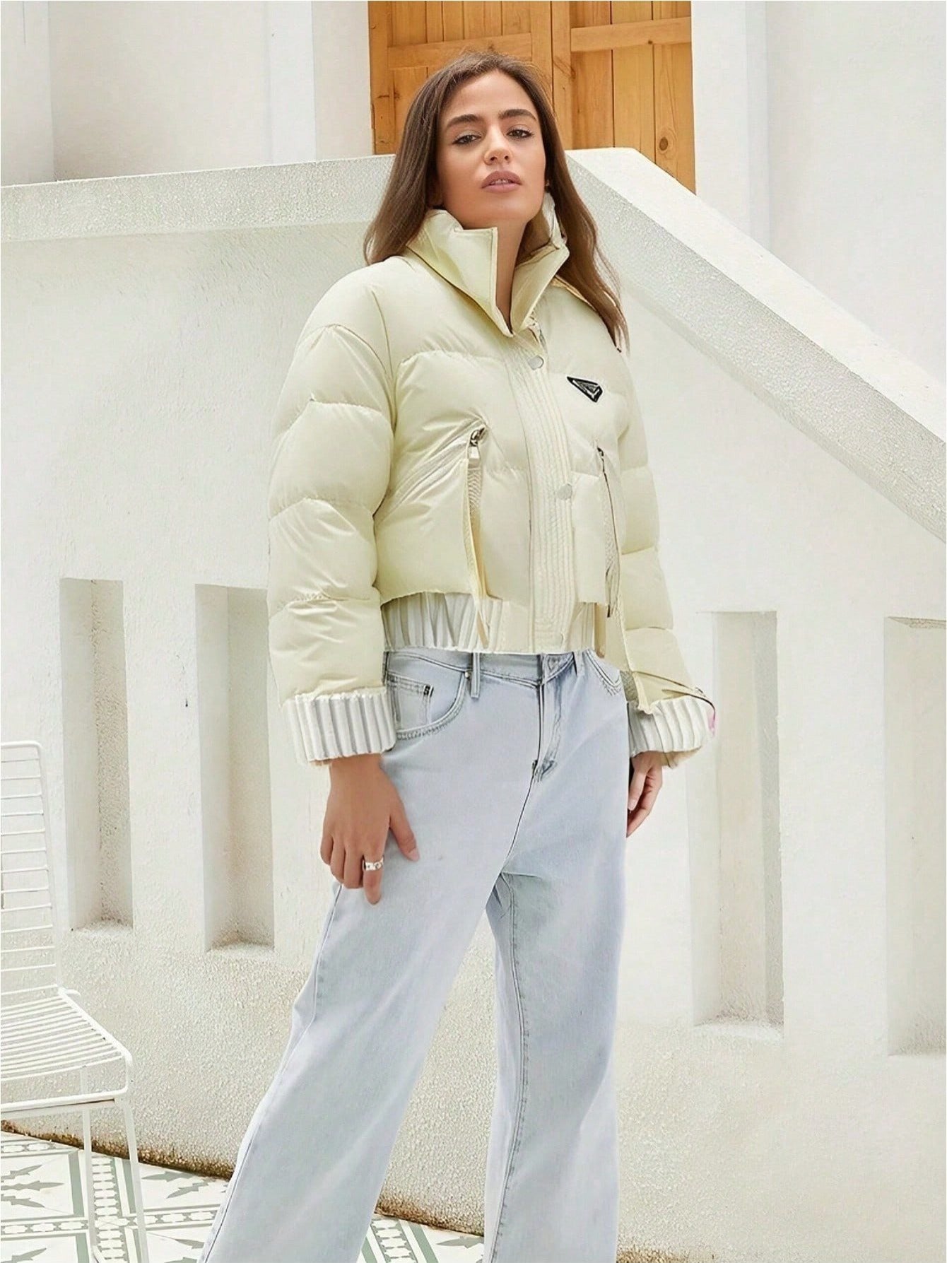 Chaqueta de Plumas con capucha